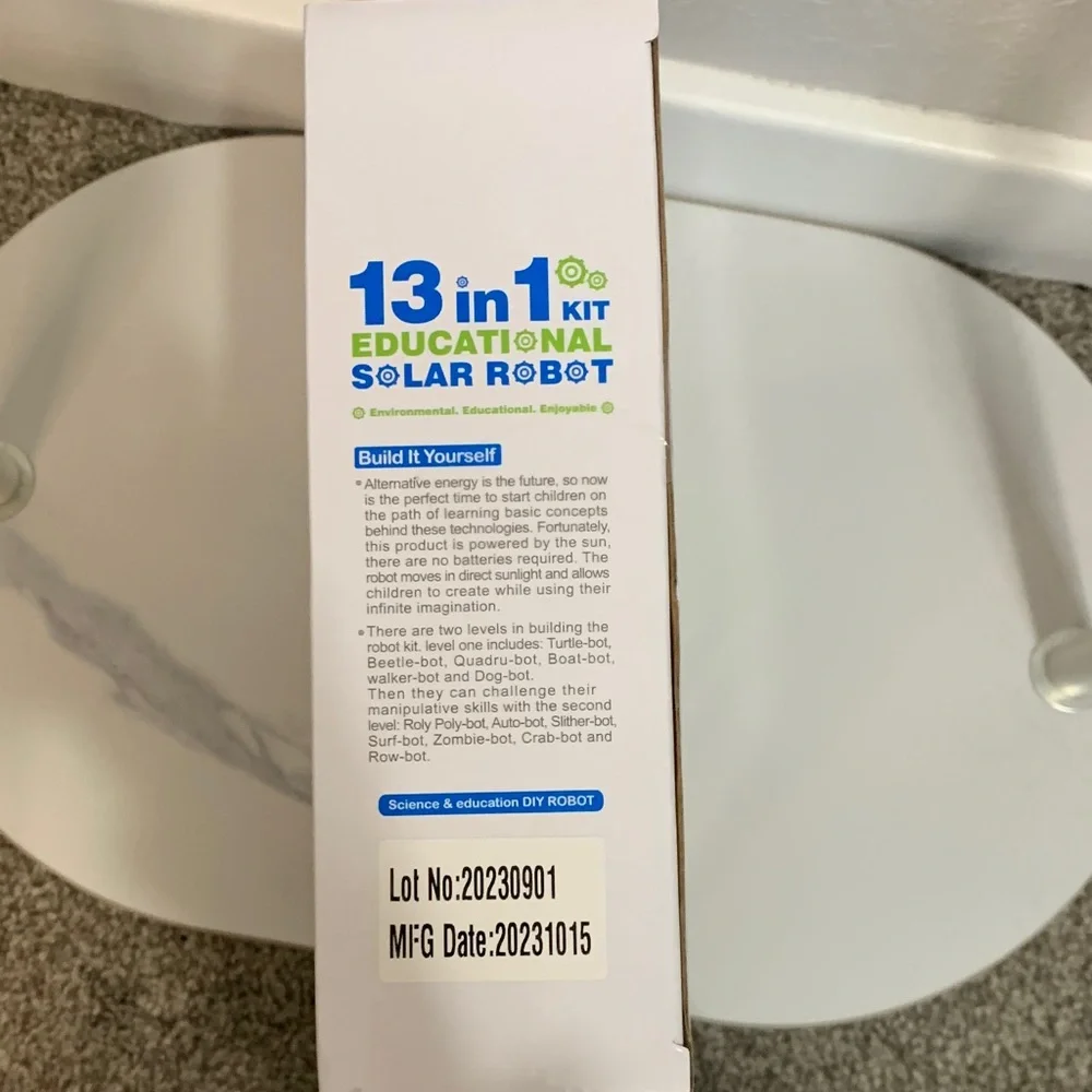 13 in 1 Educational Solar Robot Kit - Orange‎